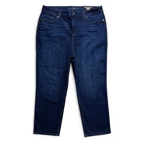 Chico's the So Lifting Crop Dark Wash Jeans Womens Size 1.5 US 10 NWT